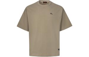 Футболка мужская с круглым вырезом, умеренный прямой крой EVISU, светло-оранжевый