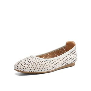 BOERDIQI Женские повседневные туфли с овчинной стелькой экрю, цвет Ecru Sheepskin Insole