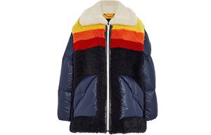 Куртка пуховая женская синяя COACH