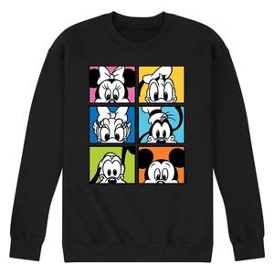 Мужской флисовый свитшот Disney's Mickey Friends Grid Licensed Character