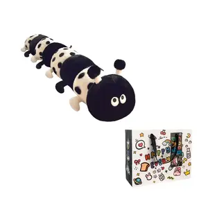 Плюшевая кукла милая гусеница 40см/60см/85см/110см высота CHONGRONGLIANYU, черный