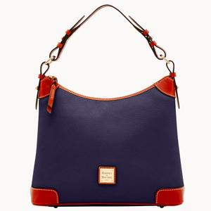 Сумка хобо Dooney & Bourke Pebble Grain, темно-синий
