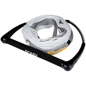 Комплект рукоятка Combo 2.0 Hide Grip + фал 65 ft Ronix, серый/белый