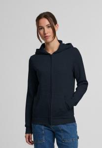 Толстовка Urban Classics BASIC ESSENTIAL ZIP HOODY, Navy/Dark Blue