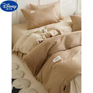 Disney Комплект постельного белья 1,8 м, 4 предмета, 200 см, цвет митуо + хаки, класс A, не скатывается и не линяет
