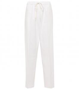 Брюки на завязках MM6 Maison Margiela, белый