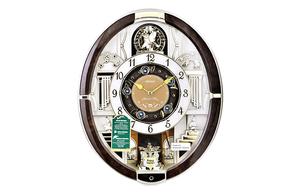 SEIKO Часы Quartz Movement Polyester Plastic Shell Wall Clock Unisex Gold