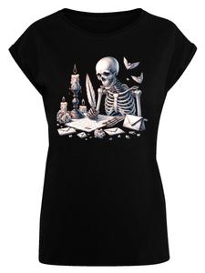 Рубашка F4NT4STIC Skelett Liebesbrief Valentinstag, черный