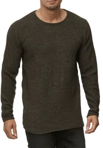 Свитер с круглым вырезом Indicode "Кристиан", цвет Army