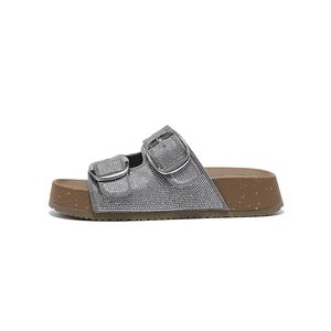 FIVE PLUS Серебряные женские тапочки-шлепанцы с защитой от запаха, цвет Silver