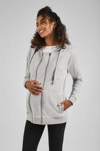 Детская толстовка с капюшоном 3 в 1 с переноской Jojo Maman Bébé, серый