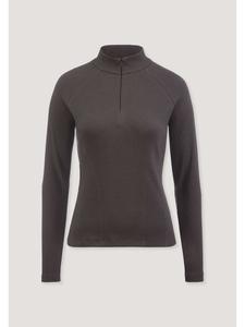 Hessnatur Футболка с длинными рукавами темно-сиреневого цвета