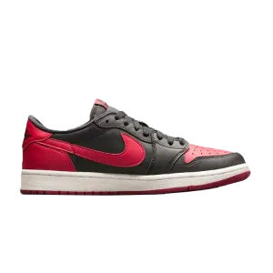 Кроссовки Air Jordan 1 Retro Low OG GS 'Bred', черный