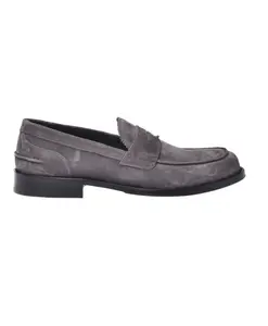 Лоферы из серой замши Baldinini, серый