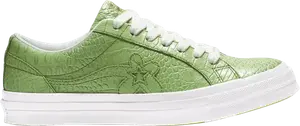 Кроссовки Converse Golf Le Fleur x One Star Low Gator Collection - Forest Green, зеленый