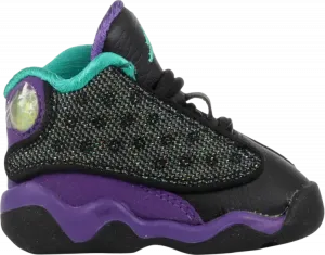 Кроссовки Air Jordan 13 Retro TD Violet Teal, черный