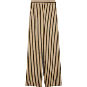 Брюки палаццо в полоску Max Mara Cestino MaxMara, Sand