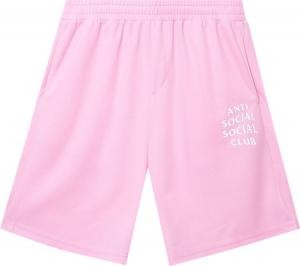 Шорты Anti Social Social Club Never Made The Team Mesh Shorts 'Pink', розовый