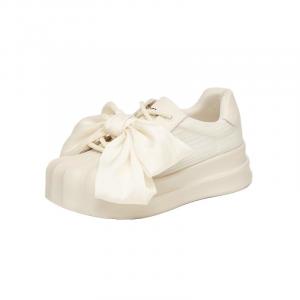 Alxnan Женские белые кеды низкие, цвет White