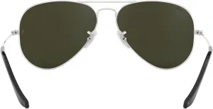 Солнцезащитные очки Ray-Ban RB3025 Classic Mirrored Aviator, Silver/Crystal Grey Mirrored