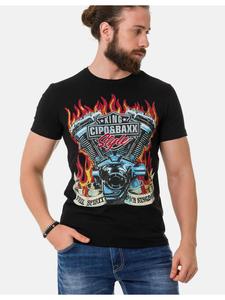 Футболка ЧЕРНОГО цвета Cipo & Baxx