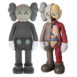 Набор виниловых фигурок Kaws Companion Flayed & Companion Open Edition, коричневый