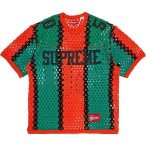 Футболка Supreme Crochet Football, оранжевый