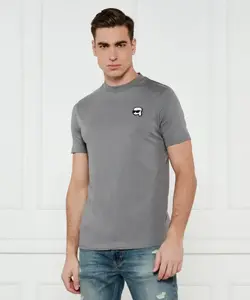 Футболка Regular fit Karl Lagerfeld, серый