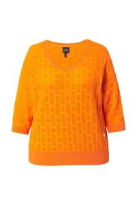 Свитер Ulla Popken, Mandarine/Light Orange