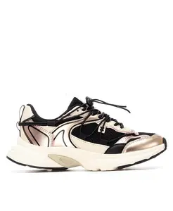 Женские повседневные кроссовки на шнуровке от XTI Xti, золото