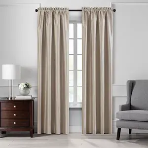 Плотные шторы Colette из искусственного шелка Elrene Home Fashions, taupe
