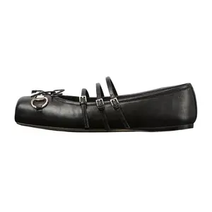 GUCCI Женские балетки Horsebit, черные, женские