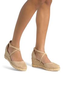 Туфли на танкетке Alma en Pena, светло-коричневый