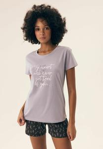 Пижамный комплект Henderson NATURALEZA, Lavender Graphite/Lilac