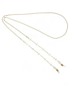 Держатель для очков с крестообразным креплением золотистого цвета 2028, yellow