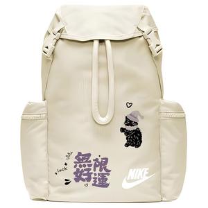 Nike Полиэстеровый рюкзак унисекс светло-ореховый коричневый белый, Lucky Cat