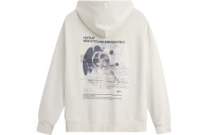 Капюшон свободного покроя обычный свитшот Unisex HOTSUIT, белый