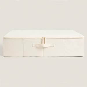 Складная коробка для хранения с крышкой Zara Home, экрю