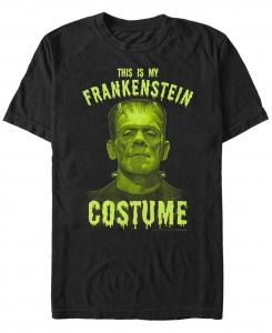 Мужская футболка с коротким рукавом universal monsters frankenstein costume Fifth Sun, черный