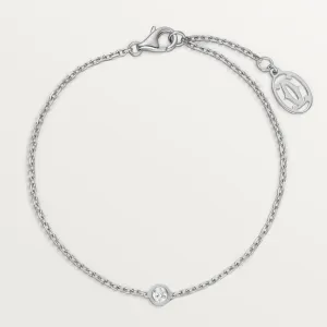 Браслет Cartier d'Amour XS, белое золото/бриллиант