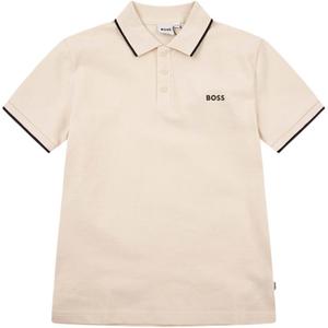 Поло SS25 детское HUGO BOSS, Ecru