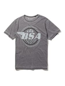 Футболка Re:Covered T-Shirt BSA Motorbike Wings, серый