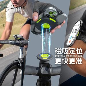 Держатель Bone Road для мобильного телефона магнитный, черный/салатовый