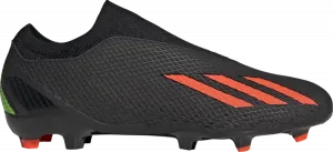 Бутсы Adidas X Speedportal.3 Laceless FG 'Black Solar Red', черный