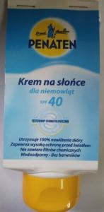 Пенатен, детский солнцезащитный крем SPF 40, 75 мл., Penaten