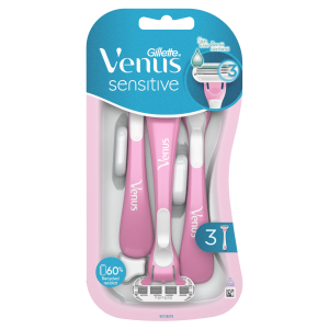 Gillette Venus Sensitive женские бритвы, 3 шт/1 упаковка