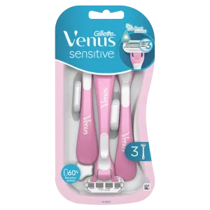 Gillette Venus Sensitive женские бритвы, 3 шт/1 упаковка