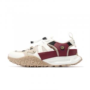 Пляжные сандалии мужские Black/White/Red Tectop, Ecru/Burgundy