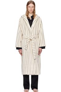 Терри халат с капюшоном Tekla, зеленый