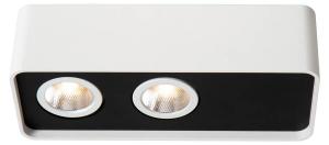 Потолочный светильник Lucide ANGULAR, белый - алюминий - 7 x 5 x 18 см